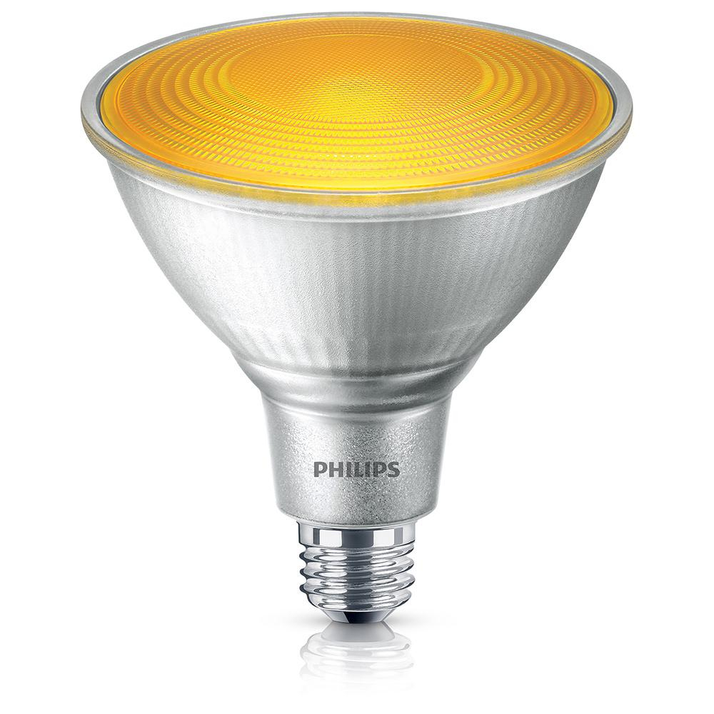 Philips 90 Watt Equivalent Par38 Led Flood Yellow 469080 The Home intended for measurements 1000 X 1000