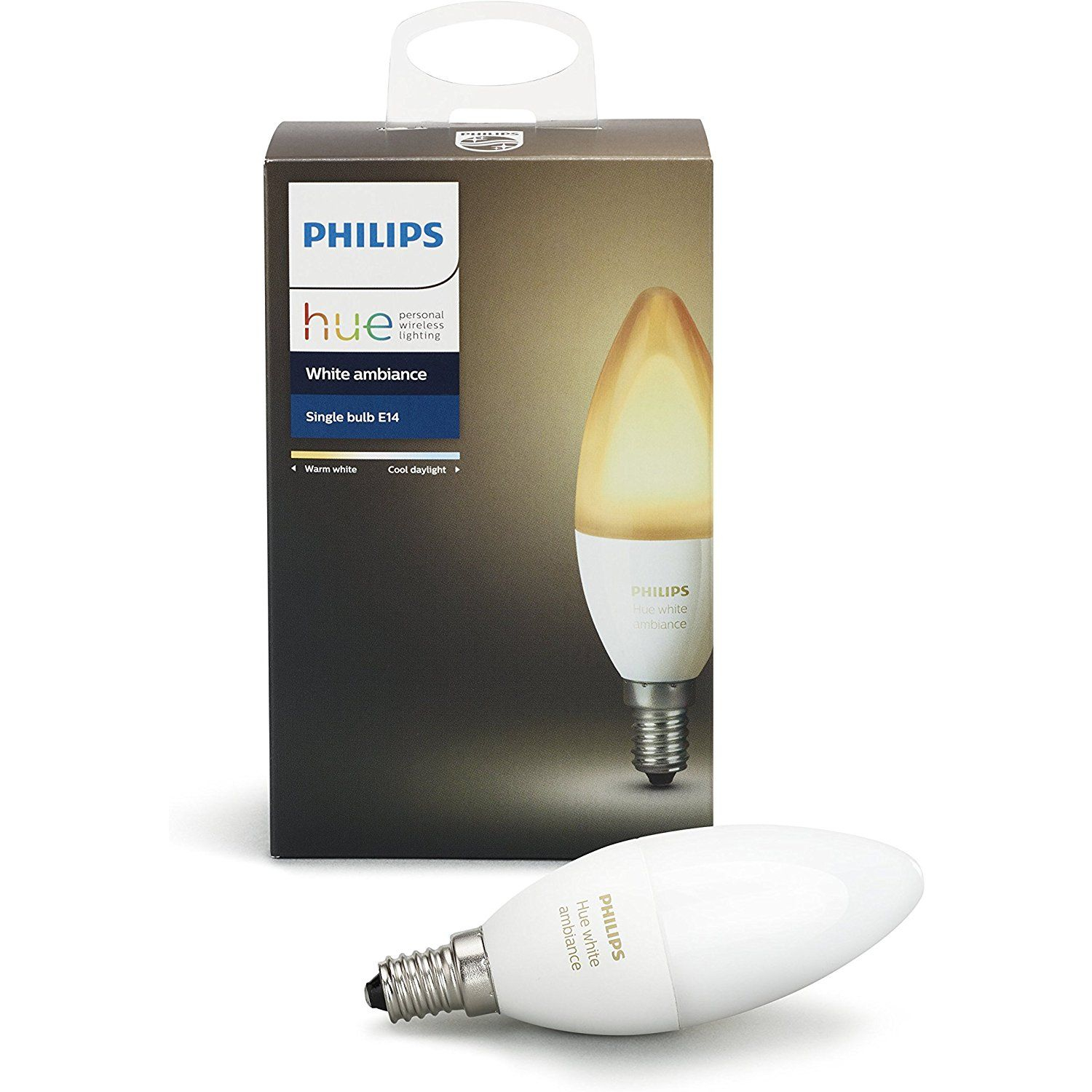 Philips Hue White Ambiance E12 Decorative Candle 40w Equivalent inside measurements 1500 X 1500