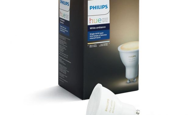 Philips Hue White Ambiance Gu10 Led 60w Equivalent Dimmable Smart inside proportions 1000 X 1000