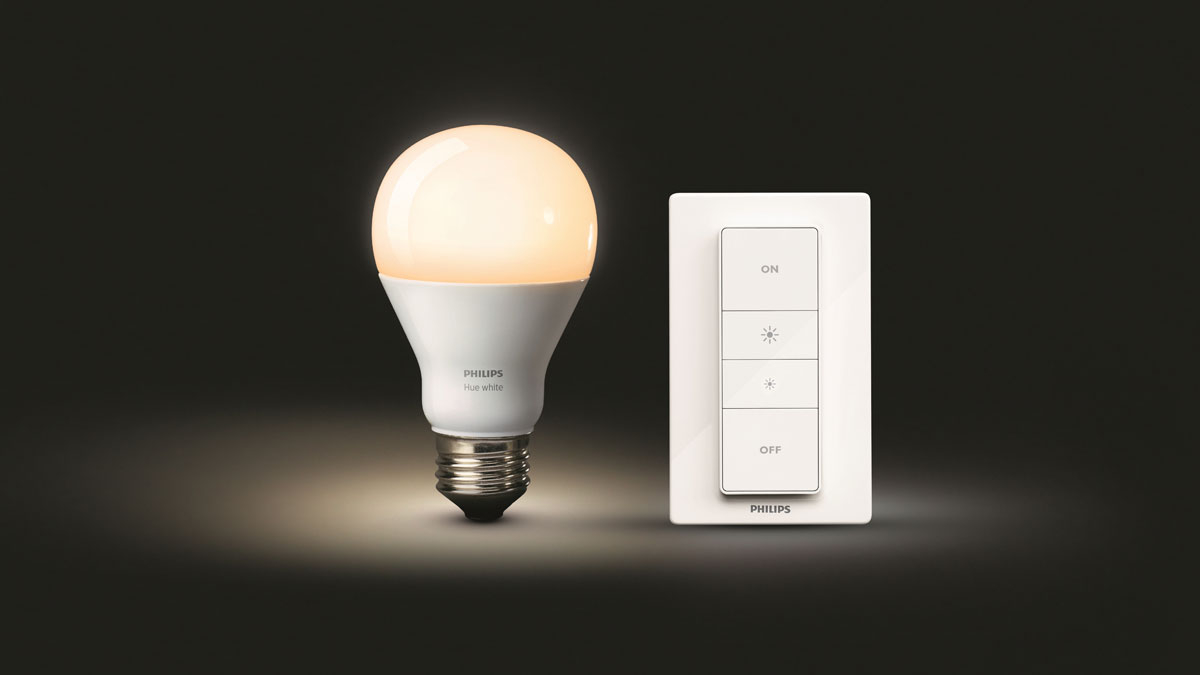Philips Latest Hue Kit Gives You Wireless Light Dimming throughout proportions 1200 X 675