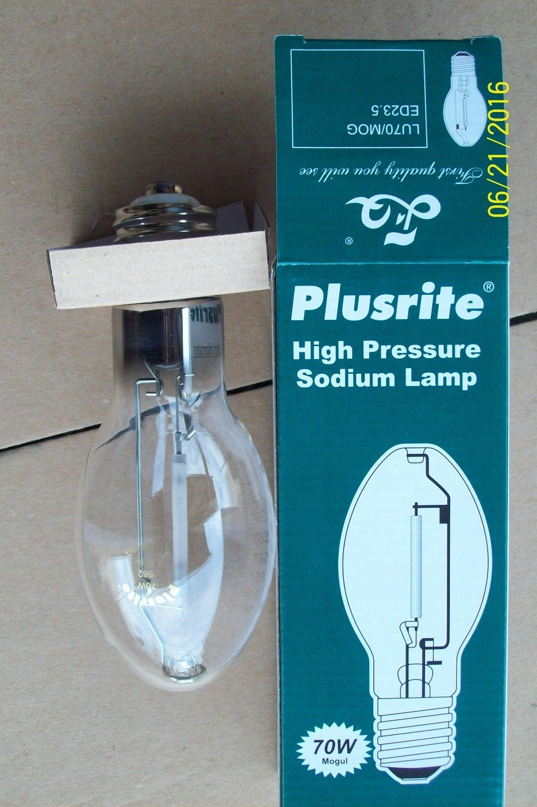 Plusrite 70w 70 Watt E39 High Pressure Sodium Lamp Clear Light Bulb regarding sizing 1066 X 1600