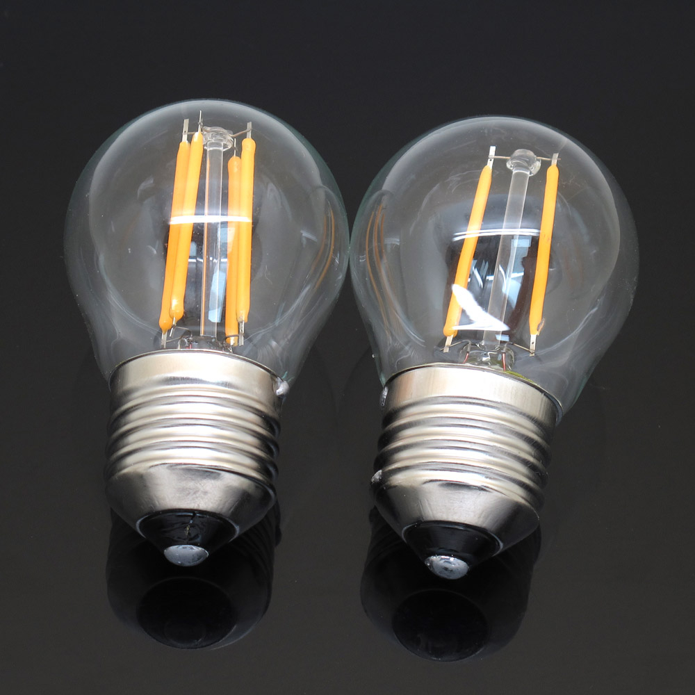 Retro E27 2w 4w 8w Led Filament Lamp E14 Dimmable Bulb 220v 110v for proportions 1000 X 1000