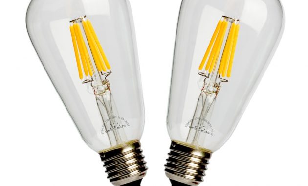 Retro Led Filament Light Bulb Warm Light St64 E27 6w Smart Ic Driver inside measurements 1000 X 1000