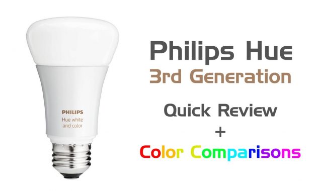 Review Philips Hue White Color Led Bulb 3rd Generation 2016 for measurements 1280 X 720