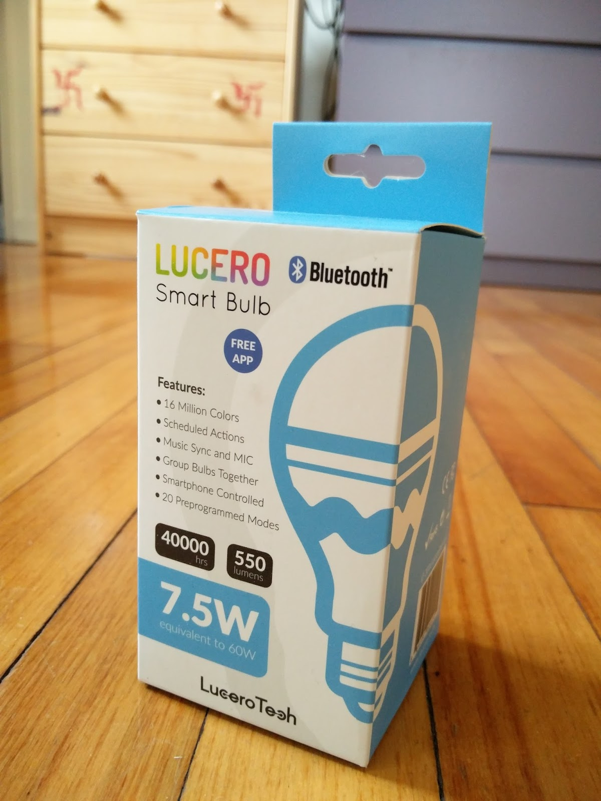 Reviews Review Lucero Smart Led Bluetooth A19 Light Bulb for proportions 1200 X 1600