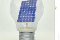 Solar Panel In Light Bulb Stock Image Image Of Electrical 40091989 throughout size 1035 X 1300