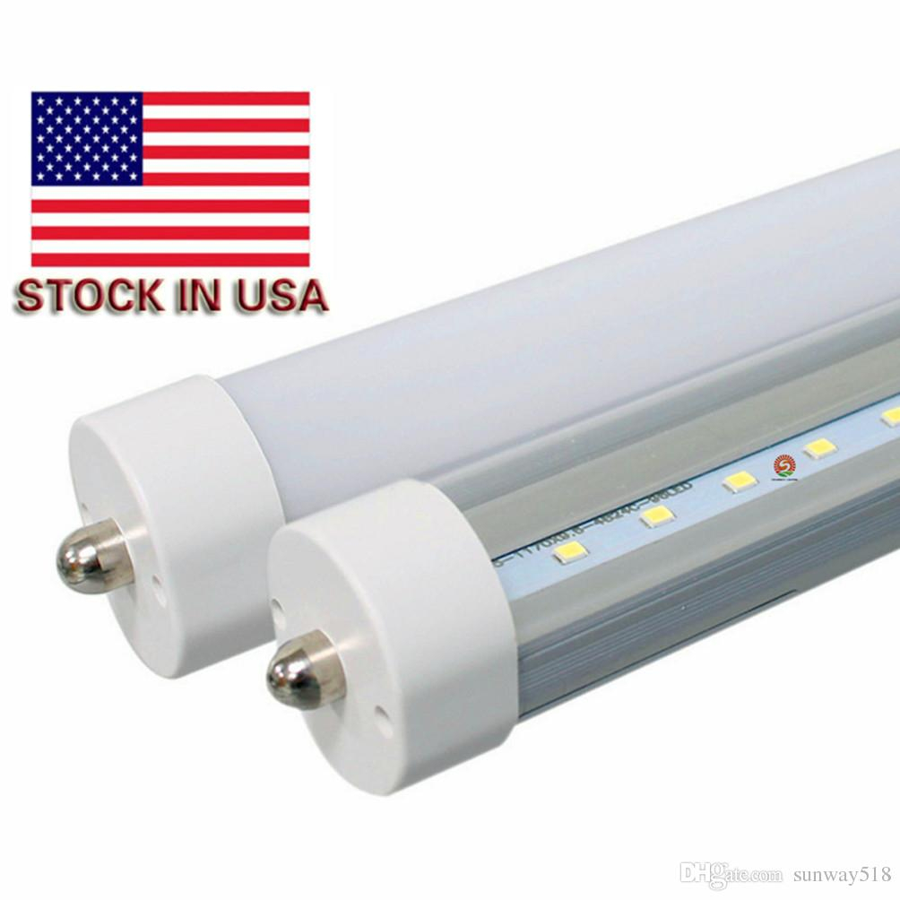 Stock In Usa Led Tubes 8 Foot Fa8 45w T8 Tube Light Power Bright pertaining to proportions 1004 X 1004