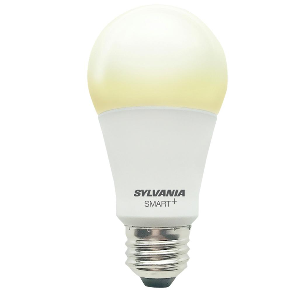 Sylvania Smart Bluetooth 60 Watt Equivalent Soft White Dimmable A19 inside proportions 1000 X 1000