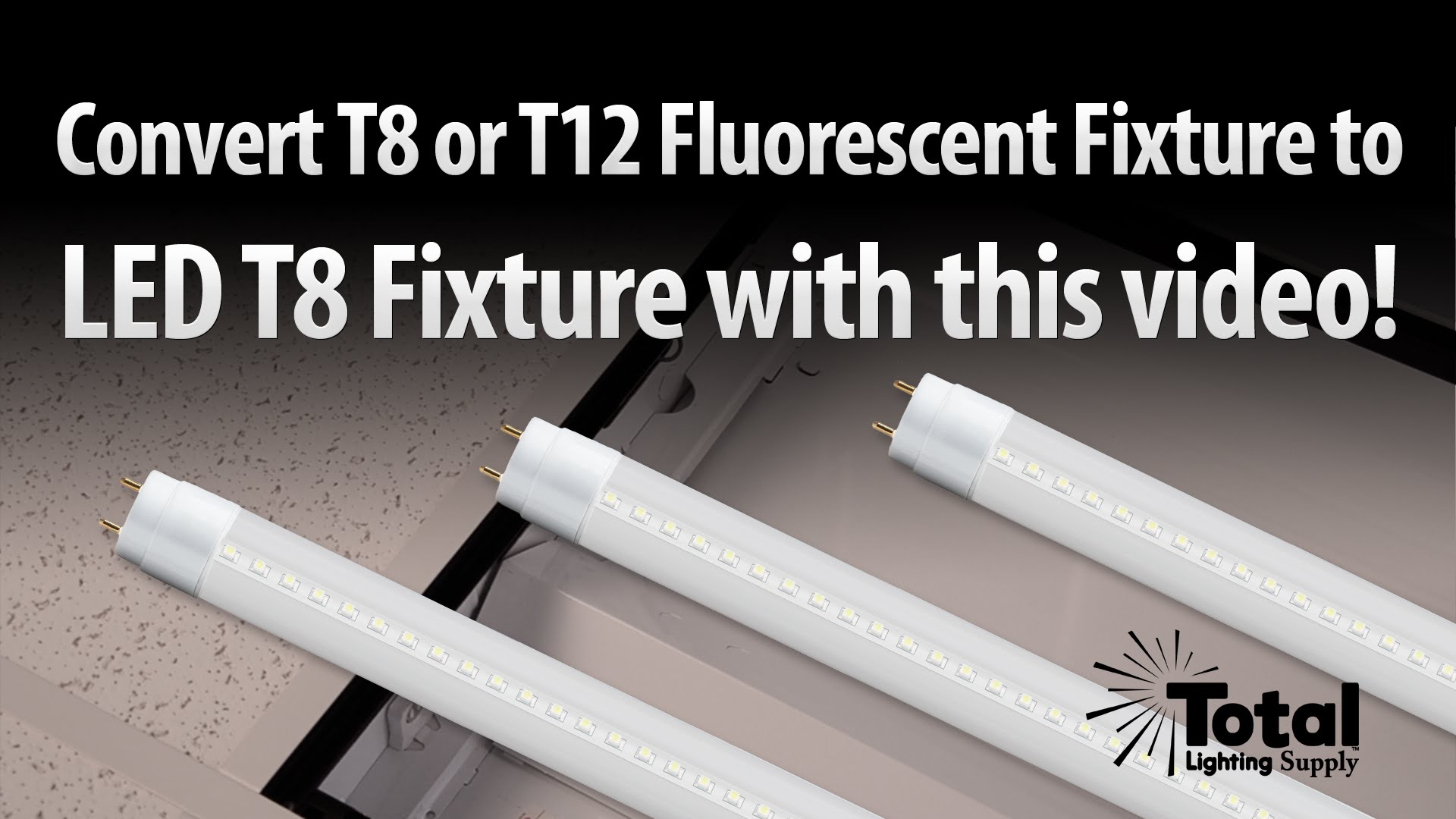 T12 Or T8 Fluorescent Fixture To Led T8 Lighting Retrofit From Tls inside proportions 1920 X 1080