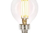 Westinghouse 40w Equivalent Soft White G16 12 Dimmable Filament Led intended for sizing 1000 X 1000