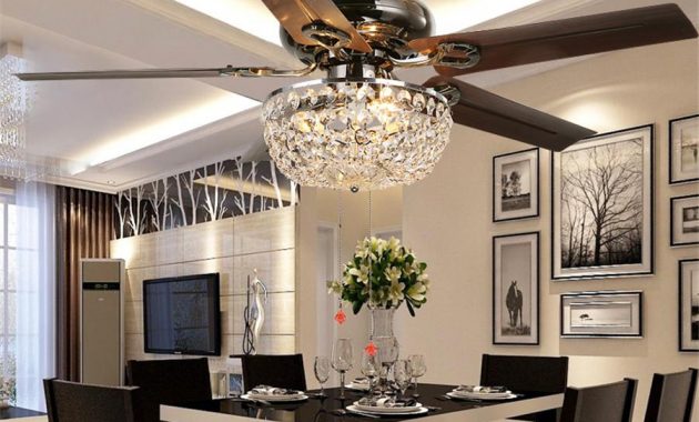 2019 Crystal Ceiling Fan Wood Leaf Antique Fan Light Fan Chandelier for measurements 900 X 900