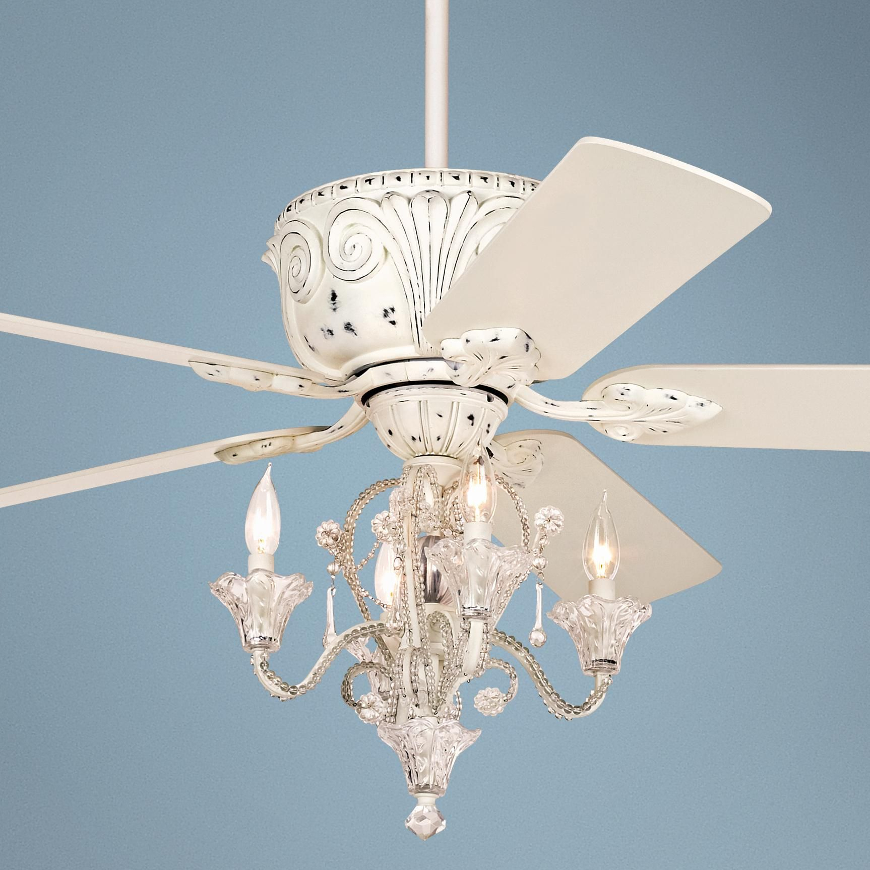 52 Casa Deville Candelabra Ceiling Fan With Remote Cute For A intended for sizing 1726 X 1726