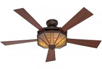 54 Mission Style Ceiling Fan In Bronze Patina With Cherrywalnut intended for size 840 X 1120