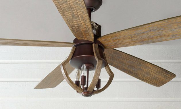 56 Farmhouse Rustic Industrial Wine Barrel Stave Ceiling Fan Light with dimensions 1000 X 1000