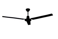 56 In Black Industrial Ceiling Fan With 3 Blades Cp56bk The Home throughout measurements 1000 X 1000