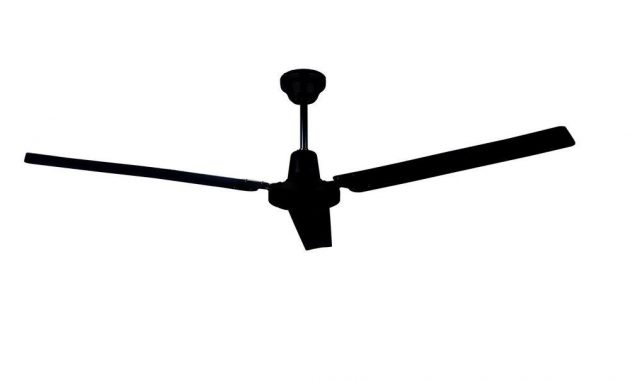 56 In Black Industrial Ceiling Fan With 3 Blades Cp56bk The Home throughout measurements 1000 X 1000