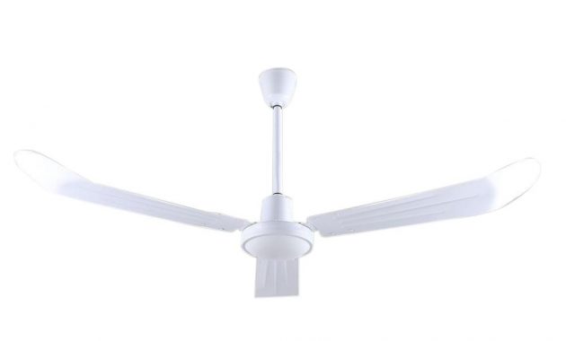 56 In White Industrial Ceiling Fan With 3 Blades Cp56wh The Home throughout dimensions 1000 X 1000