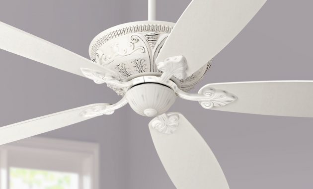 60 Casa Vieja Chic Ceiling Fan Antique Rubbed White For Living Room in proportions 2000 X 2000