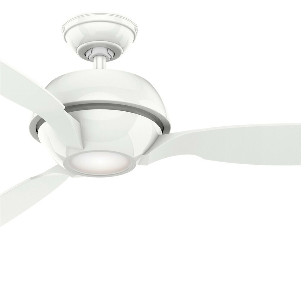 60 Casablanca Ceiling Fan Snow White Integrated Low Wattage Led in sizing 1000 X 1000