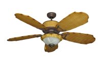 Bamboo Ceiling Fan With Light Damp Location Outdoor Use Gulf with regard to dimensions 1000 X 1000