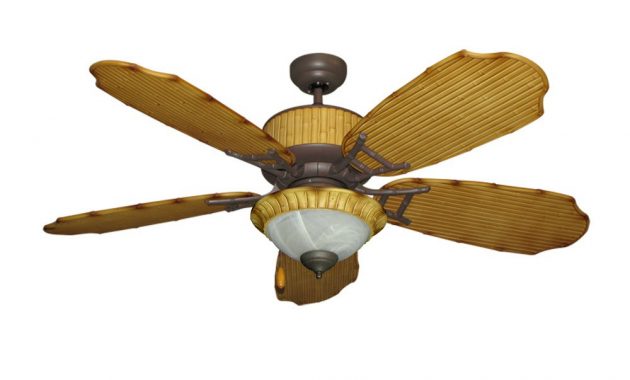 Bamboo Ceiling Fan With Light Damp Location Outdoor Use Gulf with regard to dimensions 1000 X 1000