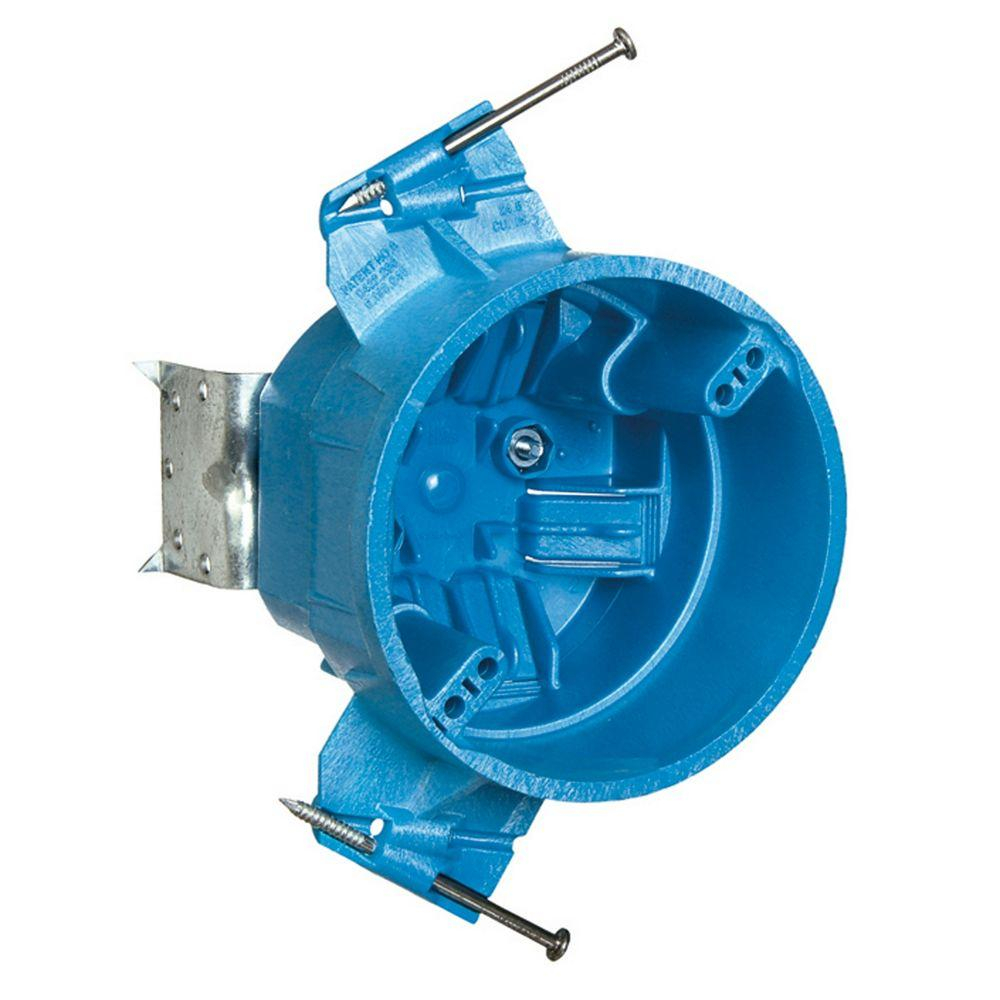 Carlon 25 Cu In New Work Ceiling Fan Electrical Box Super Blue with regard to measurements 1000 X 1000