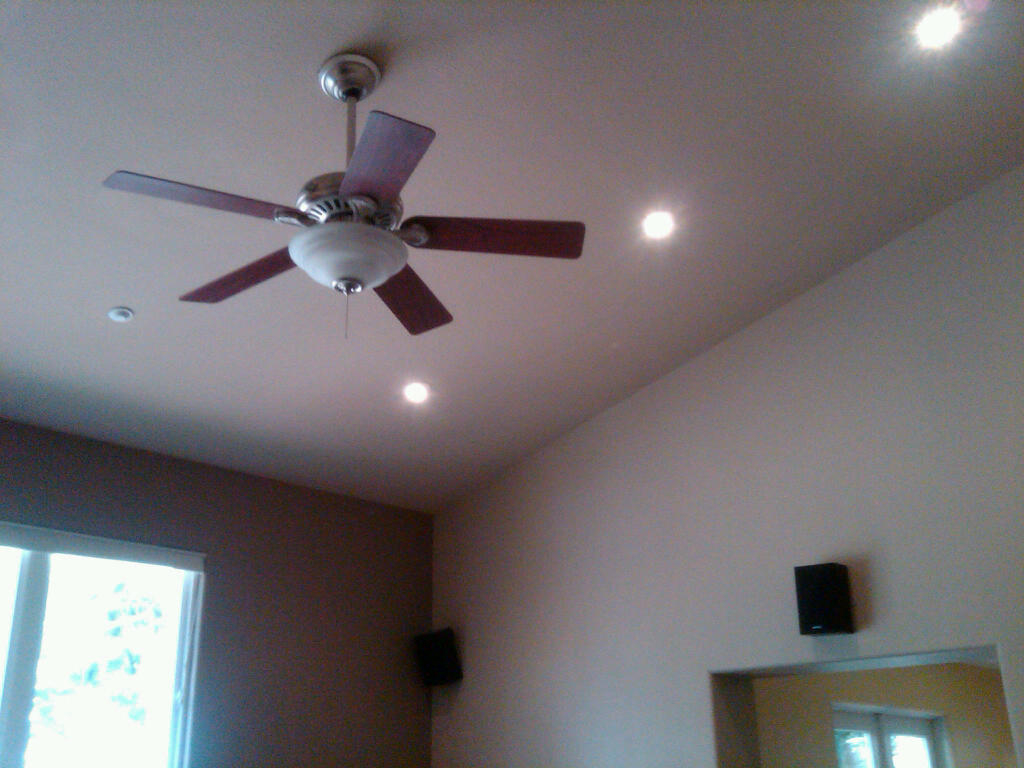 Ceiling Fan For Slanted Awesome Inside And Recessed Eye Cans Custom pertaining to size 1024 X 768