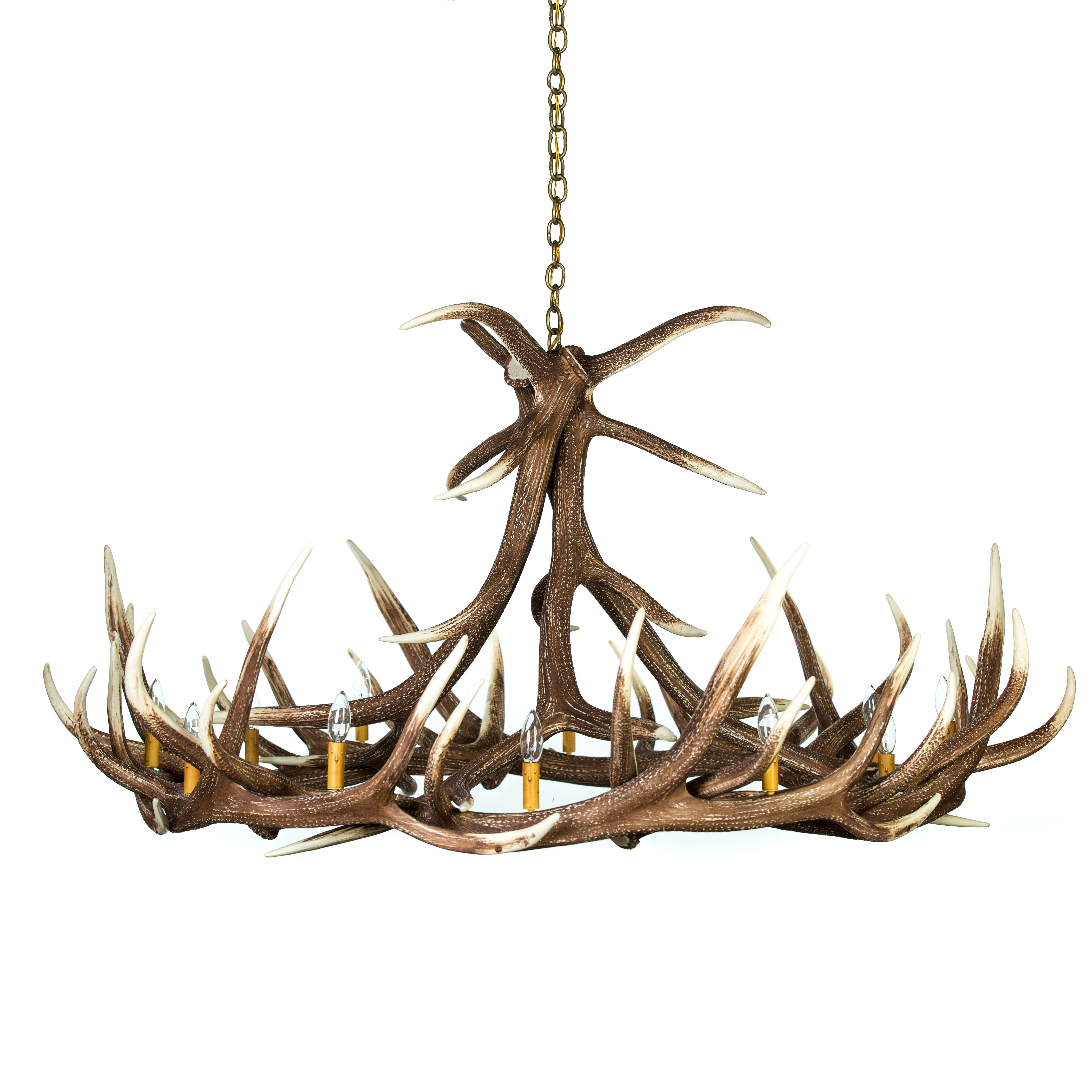 Deer Antler Ceiling Fan Light Kit Cabin Antler Chandelier Elk inside dimensions 5104 X 5104