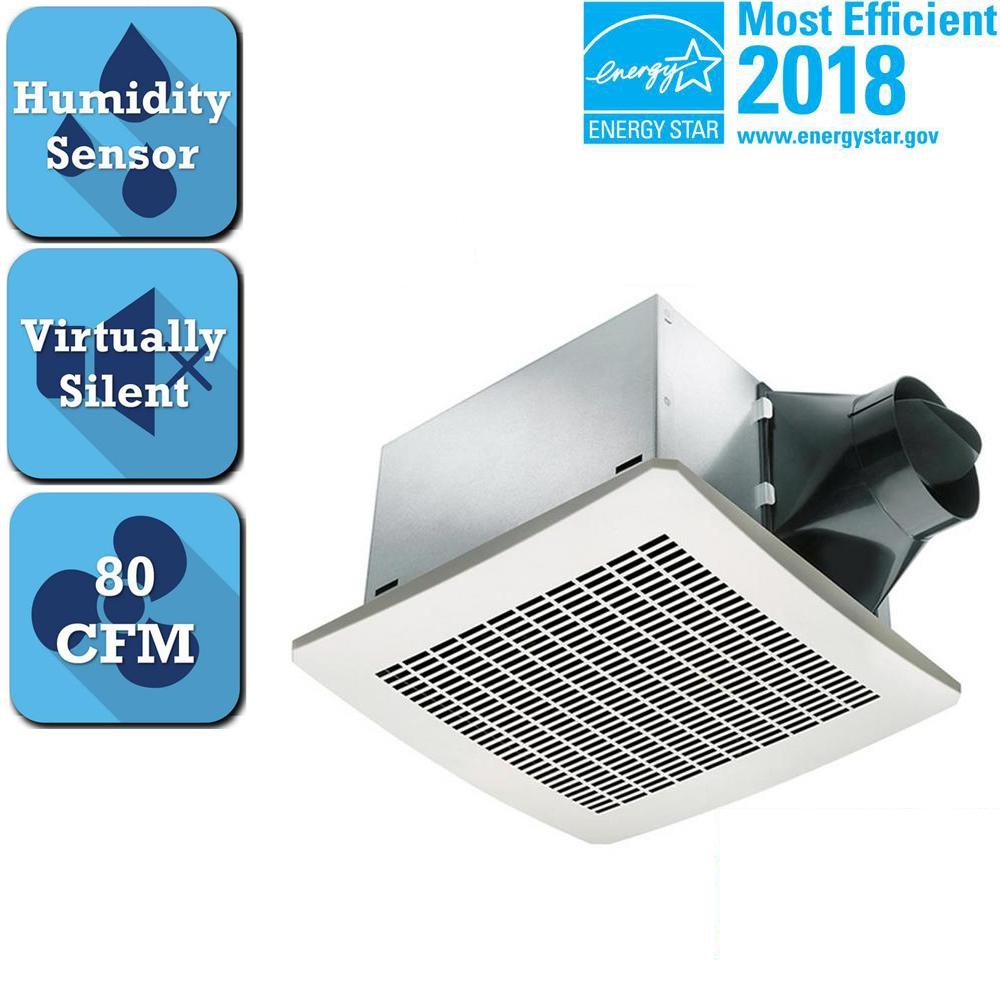 Delta Breez Signature Series 80 Cfm Humidity Sensing Ceiling with regard to size 1000 X 1000