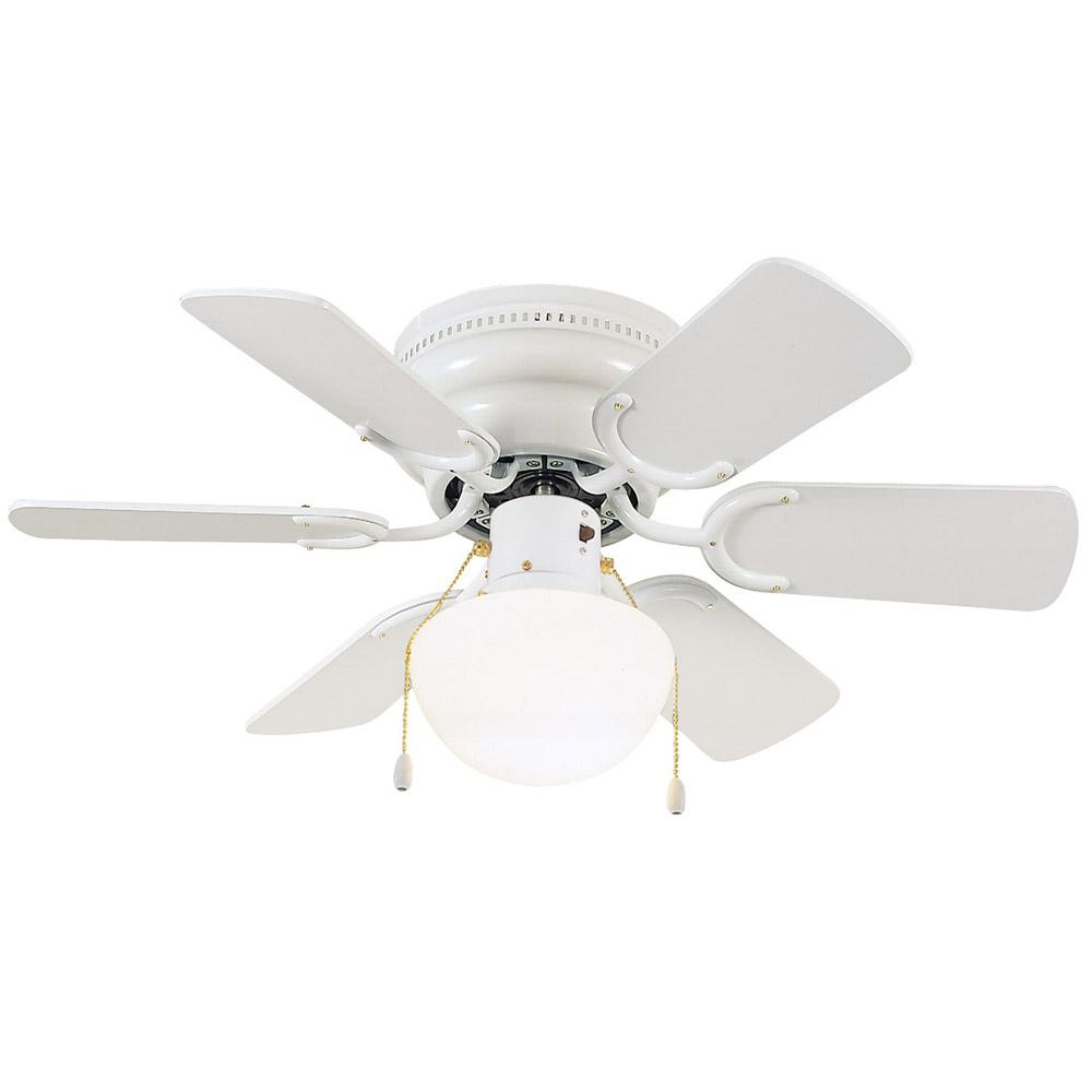 Design House Atrium 305 In Indoor White Hugger Lighted Ceiling Fan within sizing 1000 X 1000