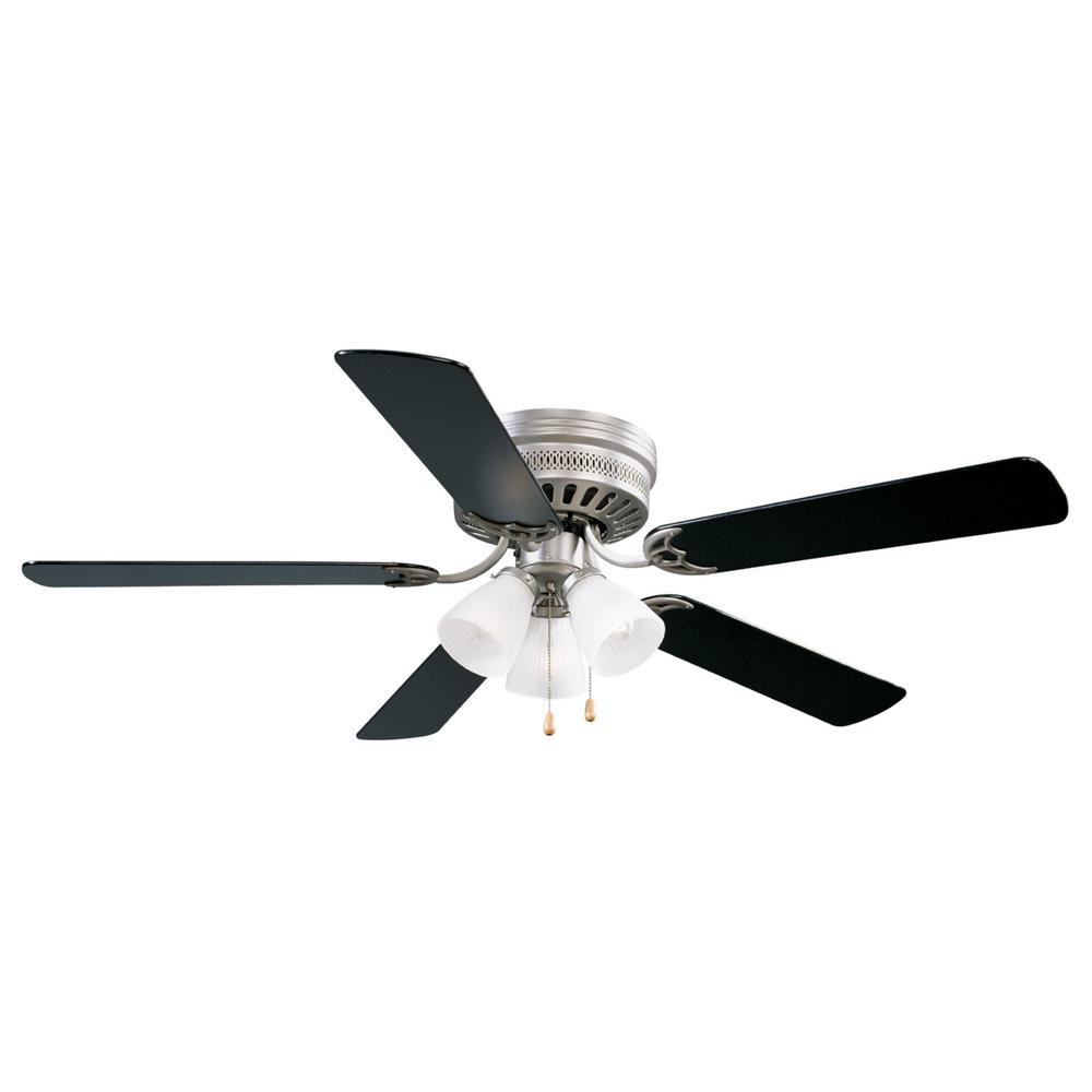 Design House Millbridge 52 In Satin Nickel Hugger Ceiling Fan with dimensions 1000 X 1000