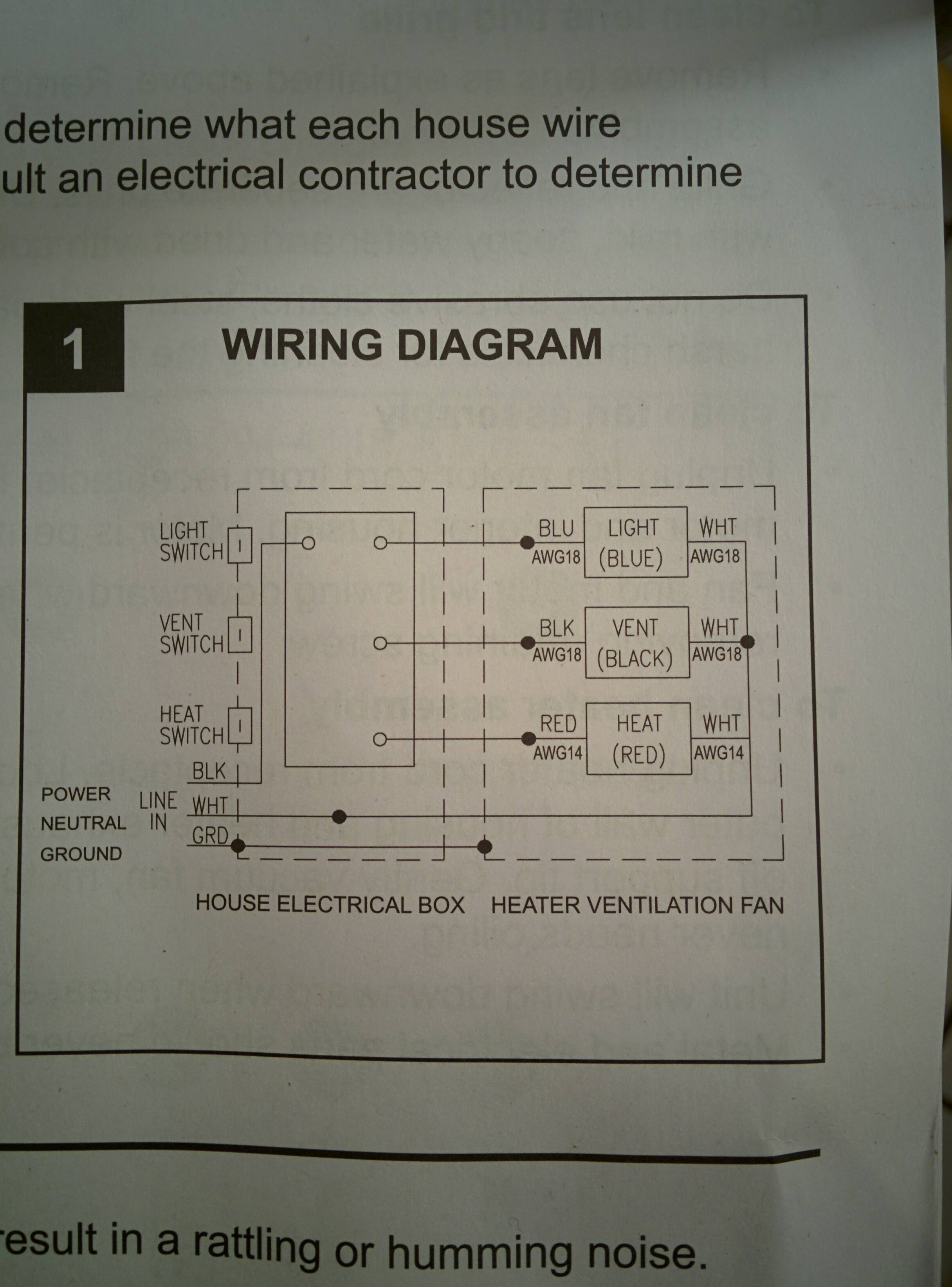 Electrical Wiring Bathroom Exhaust Fan With Heater Home pertaining to size 2432 X 3286