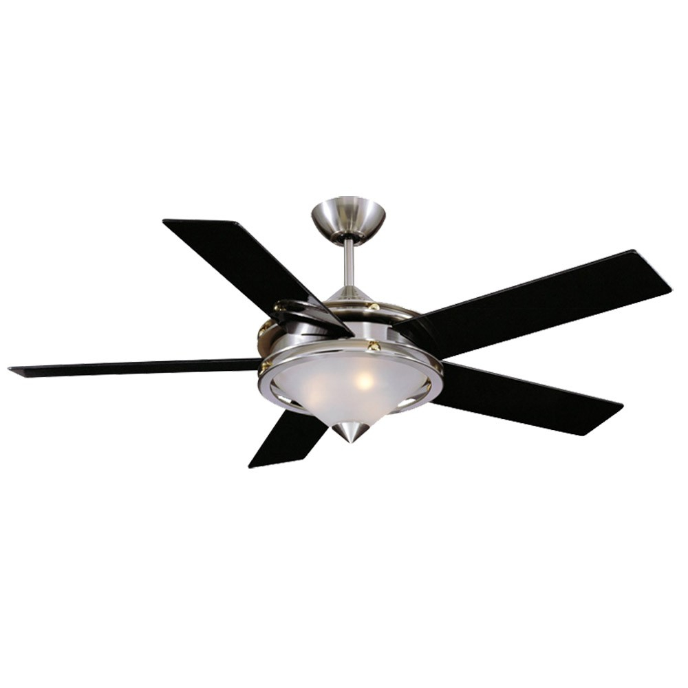 Ellington Capri E Cpr52bc5cr Ceiling Fan Brushed Chrome Finish throughout proportions 1000 X 1000