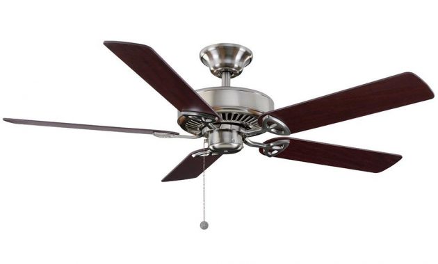 Farmington 52 In Indoor Brushed Nickel Ceiling Fan 32769 The Home regarding proportions 1000 X 1000