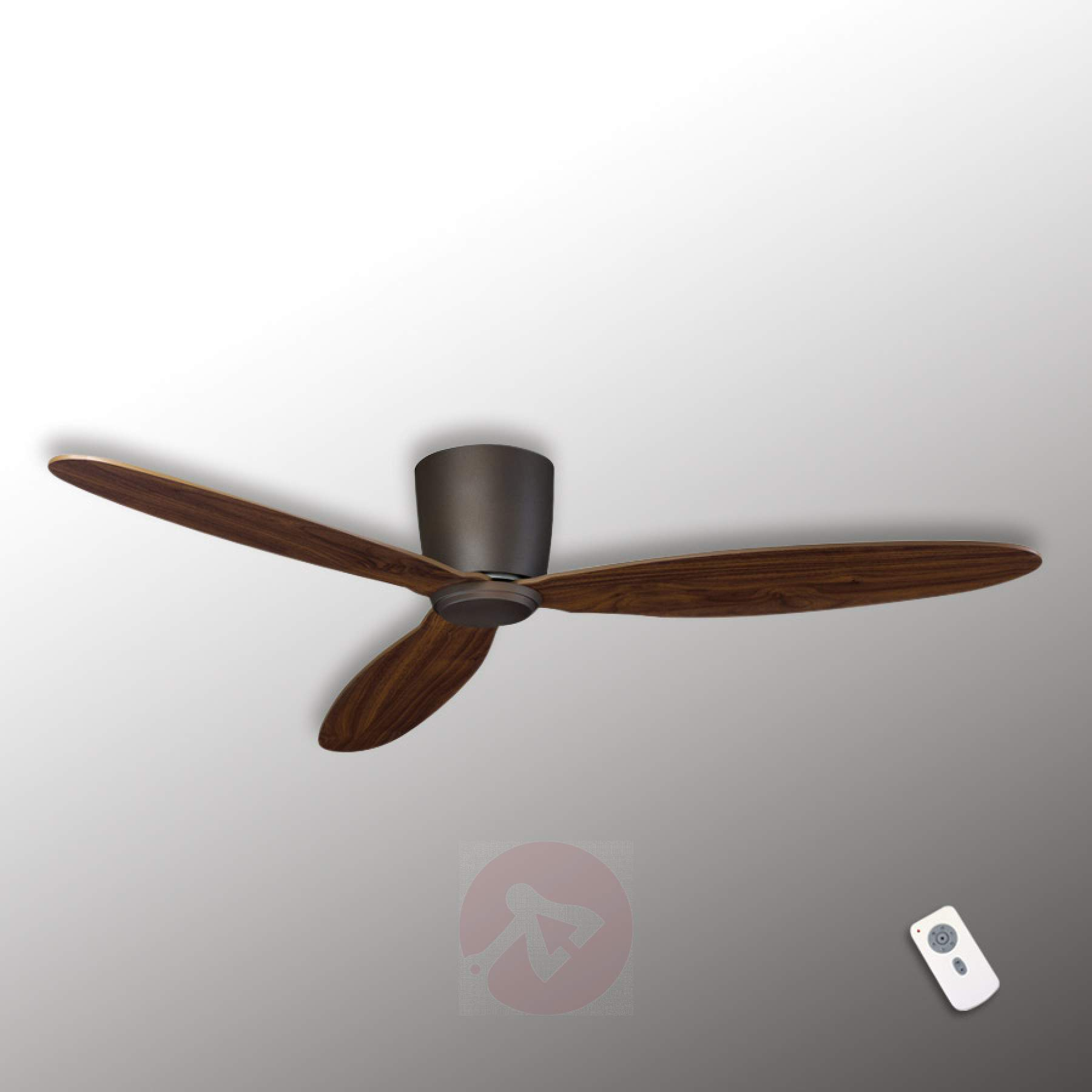 Flat Ceiling Fan Eco Plano Bronze Lightscouk pertaining to size 1800 X 1800