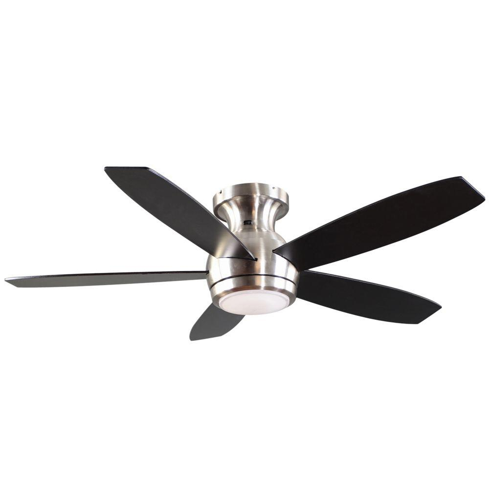 Ge Treviso 52 In Brushed Nickel Indoor Led Ceiling Fan With Remote in dimensions 1000 X 1000