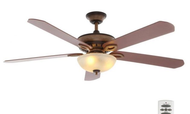 Hampton Bay Asbury 60 In Led Indoor Oil Rubbed Bronze Ceiling Fan in sizing 1000 X 1000