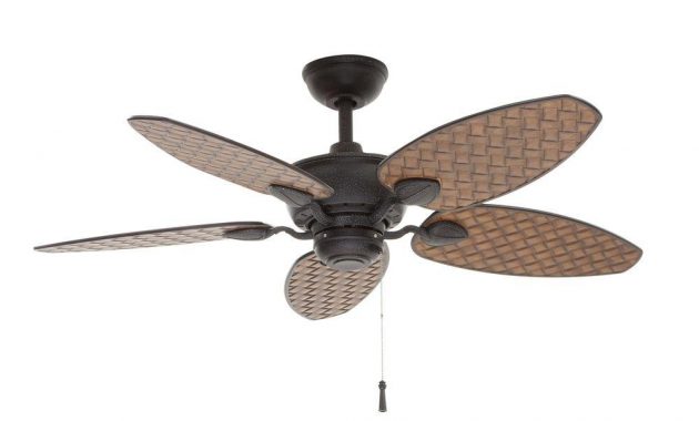 Hampton Bay Largo 48 In Indooroutdoor Gilded Iron Ceiling Fan regarding measurements 1000 X 1000