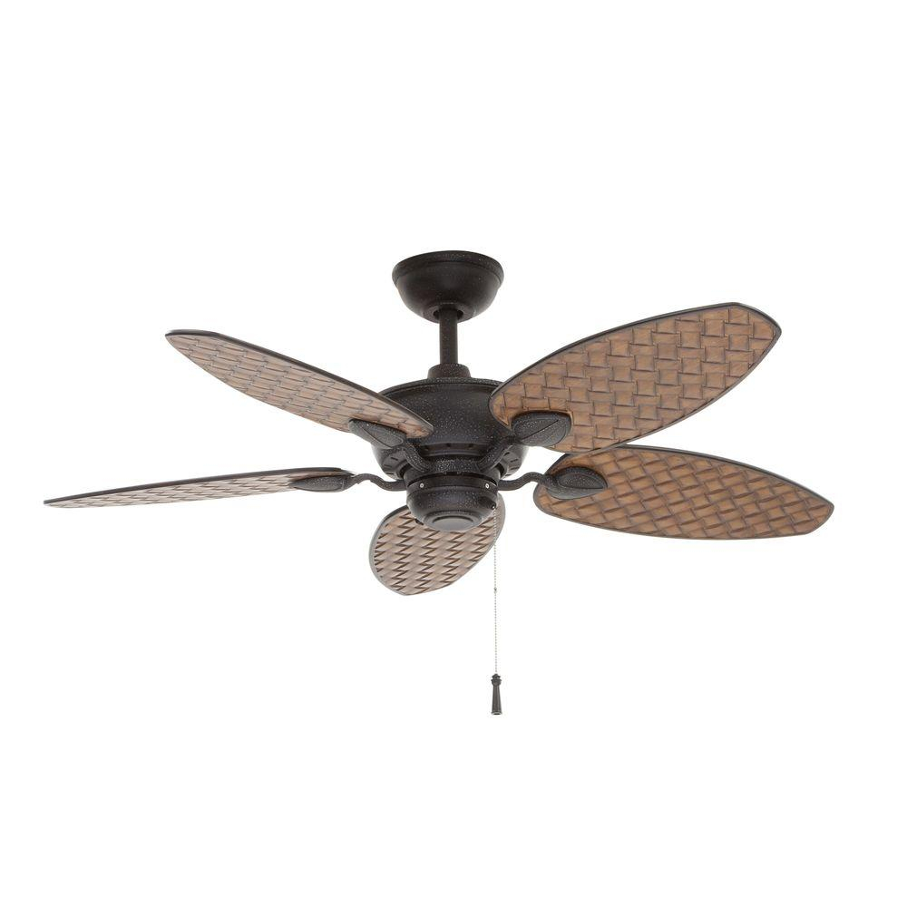 Hampton Bay Largo 48 In Indooroutdoor Gilded Iron Ceiling Fan regarding measurements 1000 X 1000