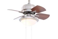 Hampton Bay Metarie 24 In Indoor White Ceiling Fan With Light Kit intended for dimensions 1000 X 1000