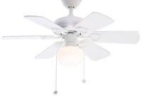 Hampton Bay Minuet Iii 36 In Indoor White Ceiling Fan With Light pertaining to measurements 1000 X 1000