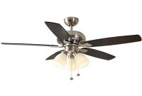 Hampton Bay Rockport 52 In Led Brushed Nickel Ceiling Fan With throughout measurements 1000 X 1000