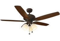 Hampton Bay Rockport 52 In Led Oil Rubbed Bronze Ceiling Fan With pertaining to dimensions 1000 X 1000