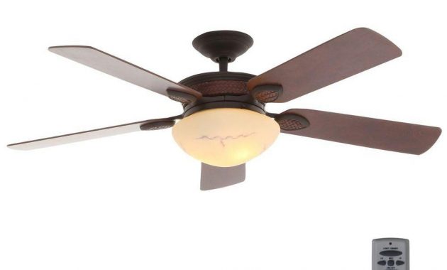 Hampton Bay San Lorenzo 52 In Indoor Rustic Ceiling Fan With Light intended for sizing 1000 X 1000