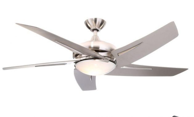 Hampton Bay Sidewinder 54 In Indoor Brushed Nickel Ceiling Fan With for measurements 1000 X 1000