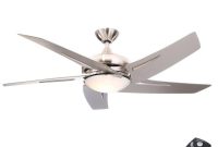 Hampton Bay Sidewinder 54 In Indoor Brushed Nickel Ceiling Fan With within proportions 1000 X 1000