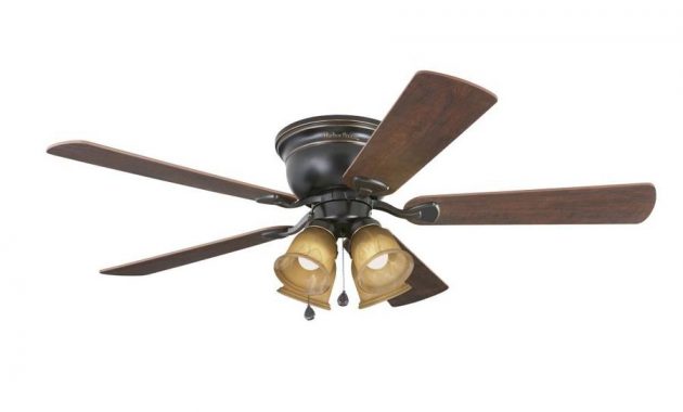 Harbor Breeze Centreville 52 In Oil Rubbed Bronze Led Indoor Flush for sizing 900 X 900