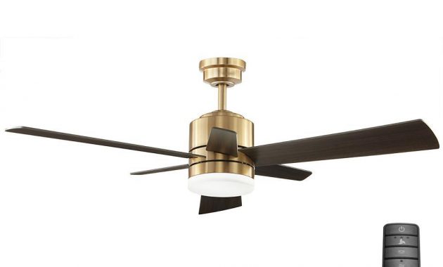 Home Decorators Collection Hexton 52 In Led Indoor Brushed Gold with measurements 1000 X 1000