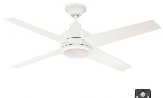 Home Decorators Collection Mercer 52 In Integrated Led Indoor White within measurements 1000 X 1000