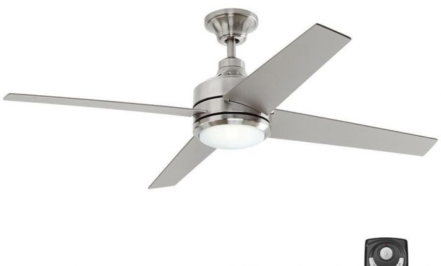 Home Decorators Collection Mercer 52 In Led Indoor Brushed Nickel regarding sizing 1000 X 1000